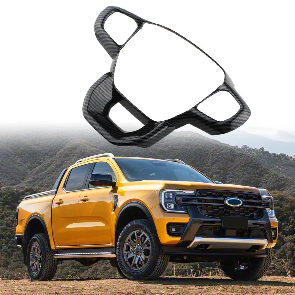 Copertura del pannello del volante dell'auto per Ford Everest Ranger XL XLT XLS Sport Lariat Wildtrak 2023 2024 2025 Accessori interni