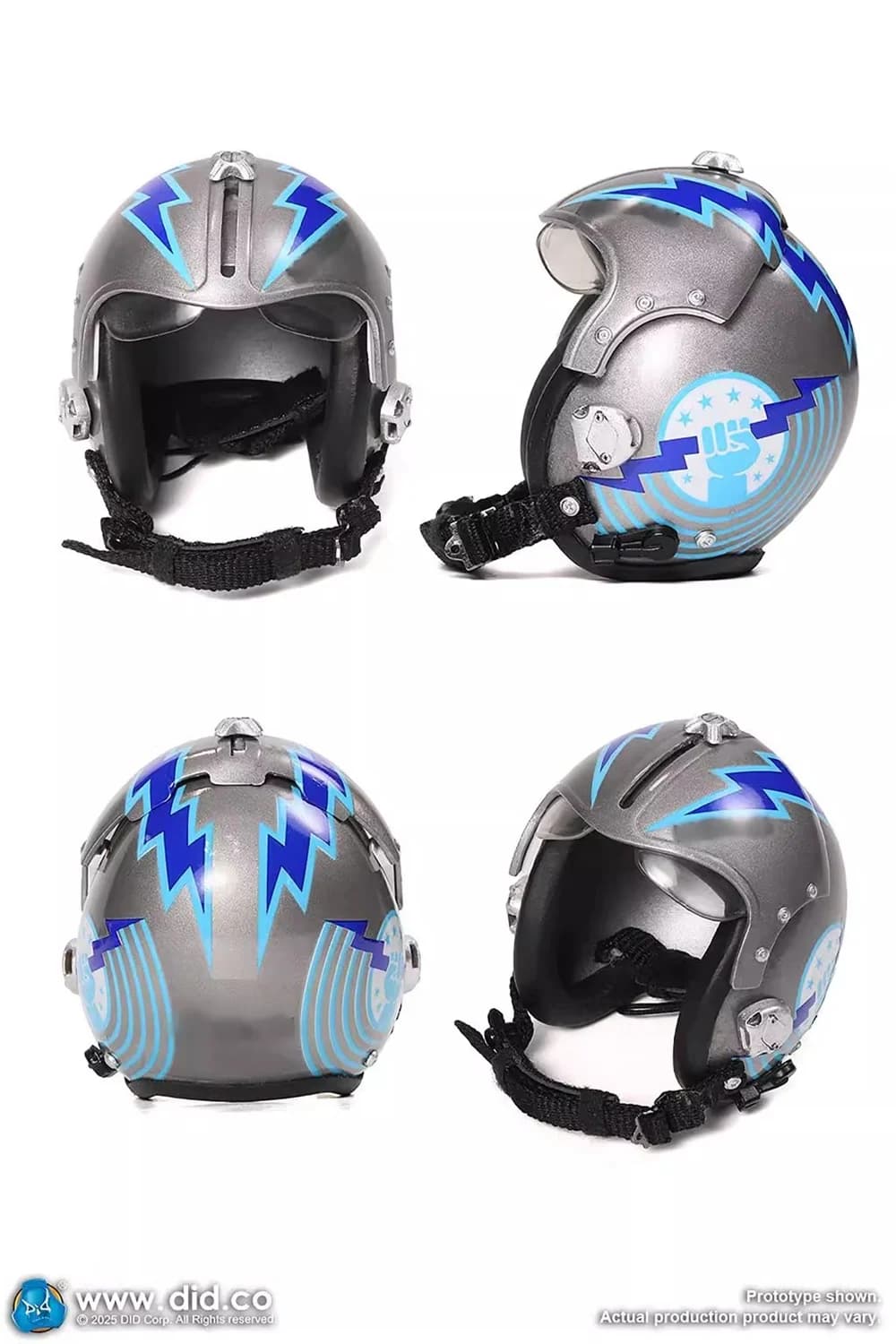 DID MA80182 Stati Uniti. Solider Piolet Operation Casco Rosso Argento Colore Dog Tab Materiale PVC Per 12 "Componente scena bambola 1/6