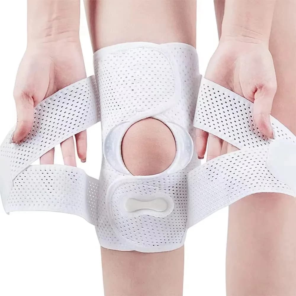 Adjustable Elastic Sports Kneepad Elastic Non-Slip Compression Knee Sleeve Unisex Lightweight Sports Knee Pads Hiking