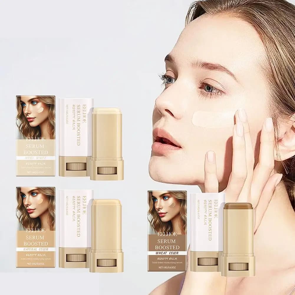 Serie di stick fondotinta idratanti Moisture Lock Natural Foundation Concealer Illuminante Light Touch Skin X6B0