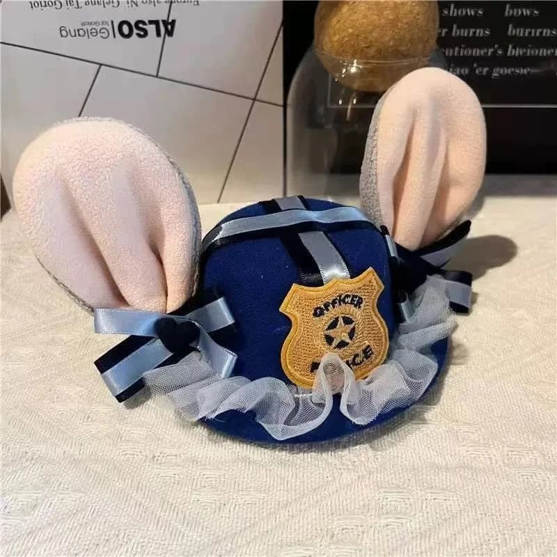 Nuovo Zootopia Judith Laverne Hopps Judy Cosplay Cartoon Orecchio Cappello Ragazza Carino Cappello a cilindro Berretto Genitore Bambino Cappello Vacanza Regalo a sorpresa
