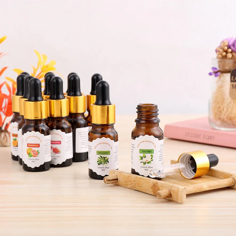 10 ml lemon essential oil for humidifier, aromatherapy diffuser, soluble formula in water, to refresh air, to relieve stress, romantic