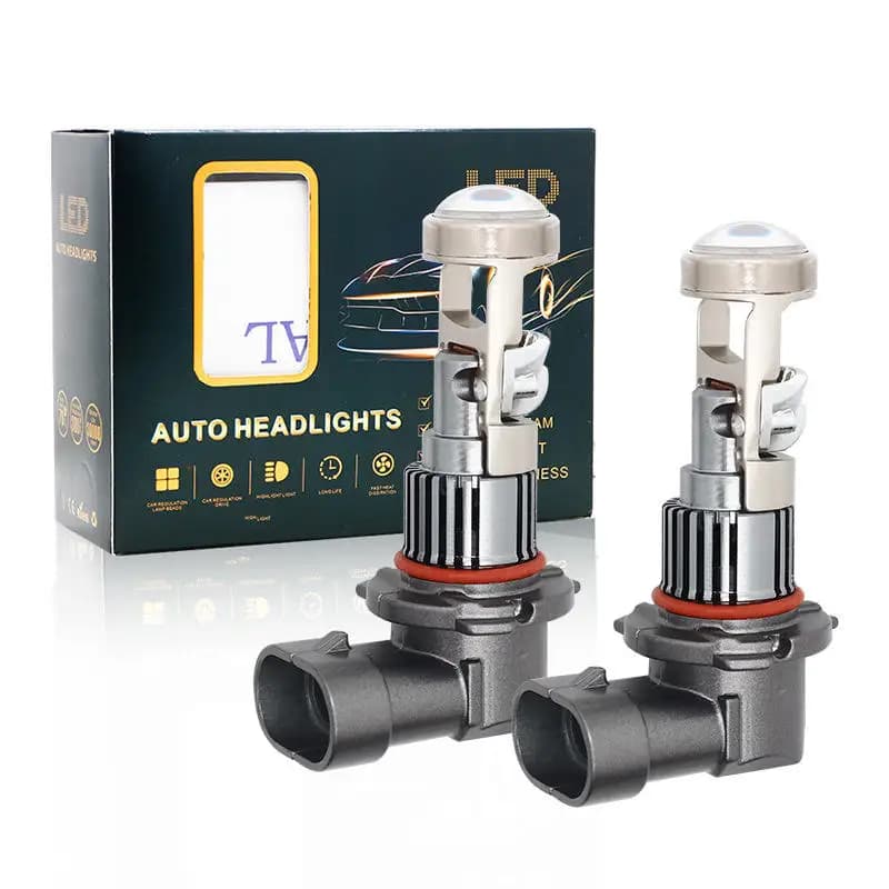 2 pz Auto Mini Lente LED 1:1 Wireless 9005 HB3 Proiettore Faro Fendinebbia RHD LHD Plug & Play su Auto Lampada Auto