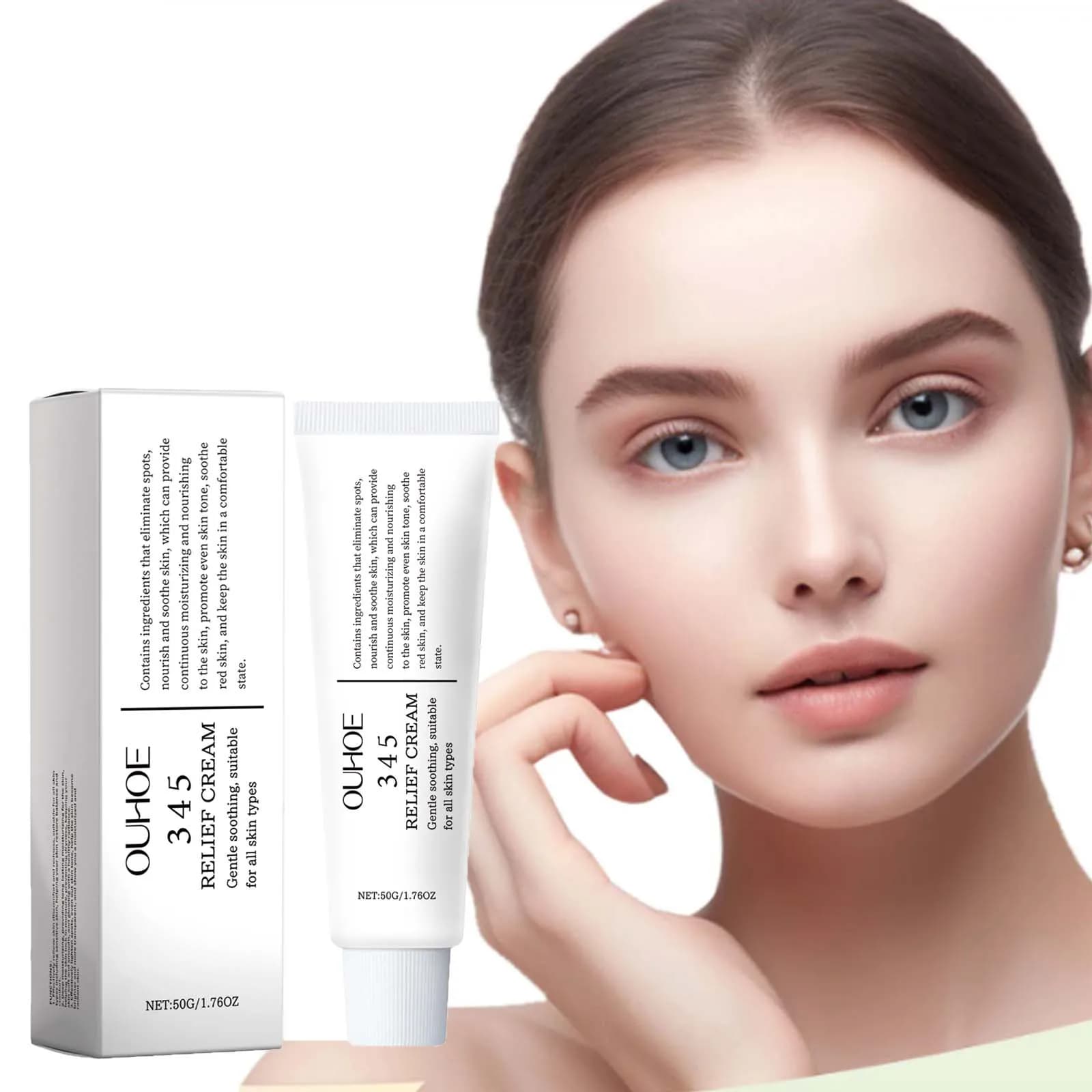 345 Crema Sollievo Idratante Nutrire La Pelle Cura Lenitiva Lifting Del Viso Rafforzamento Illumina Il Tono Della Pelle Crema Idratante di Bellezza