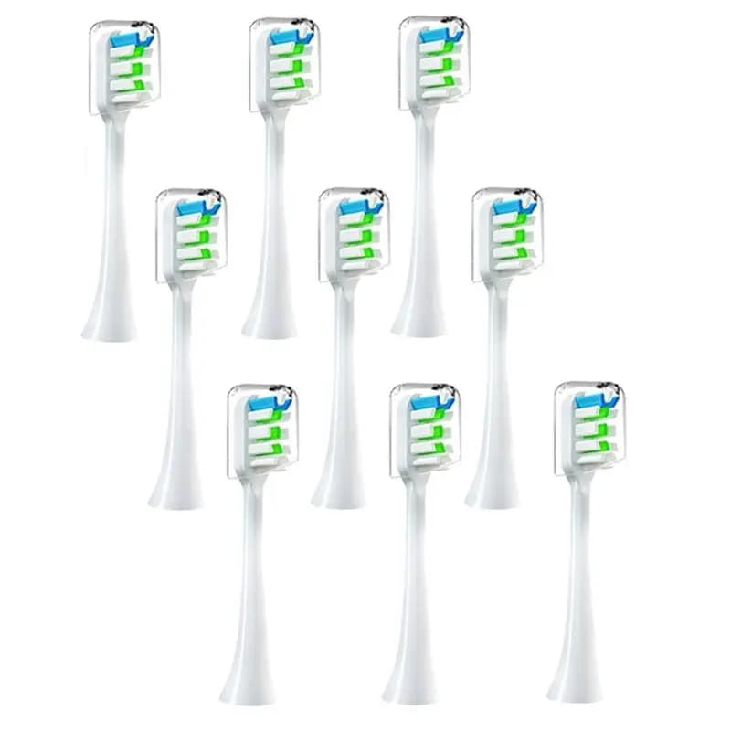 AB46-9PCS Spare heads for electric toothbrush SOOCAS V1 V2 X3 X3U X5 D2 D3 SOOCARE Sonic electric toothbrush head with soft bristles