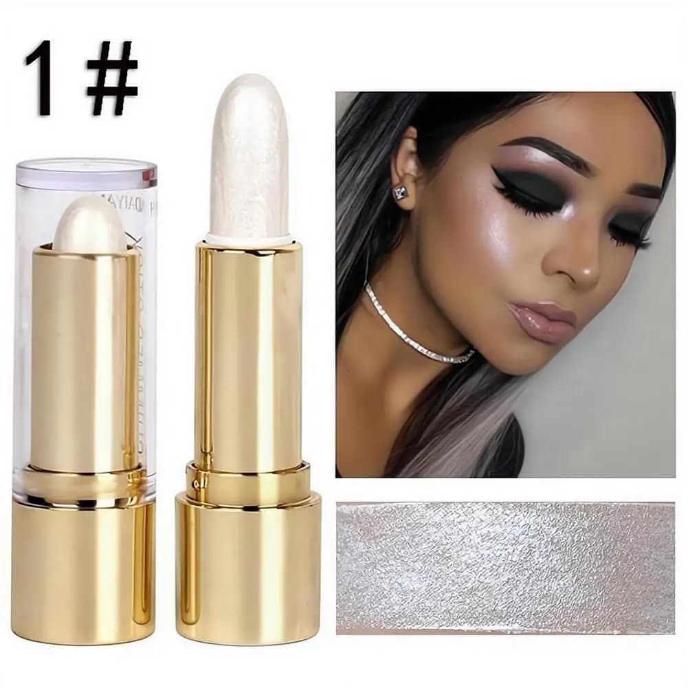 Stick Illuminante in 3 Colori, Penna Multiuso per Illuminare il Viso, Trucco Luminoso a Lunga Durata per Evidenziare e Contornare