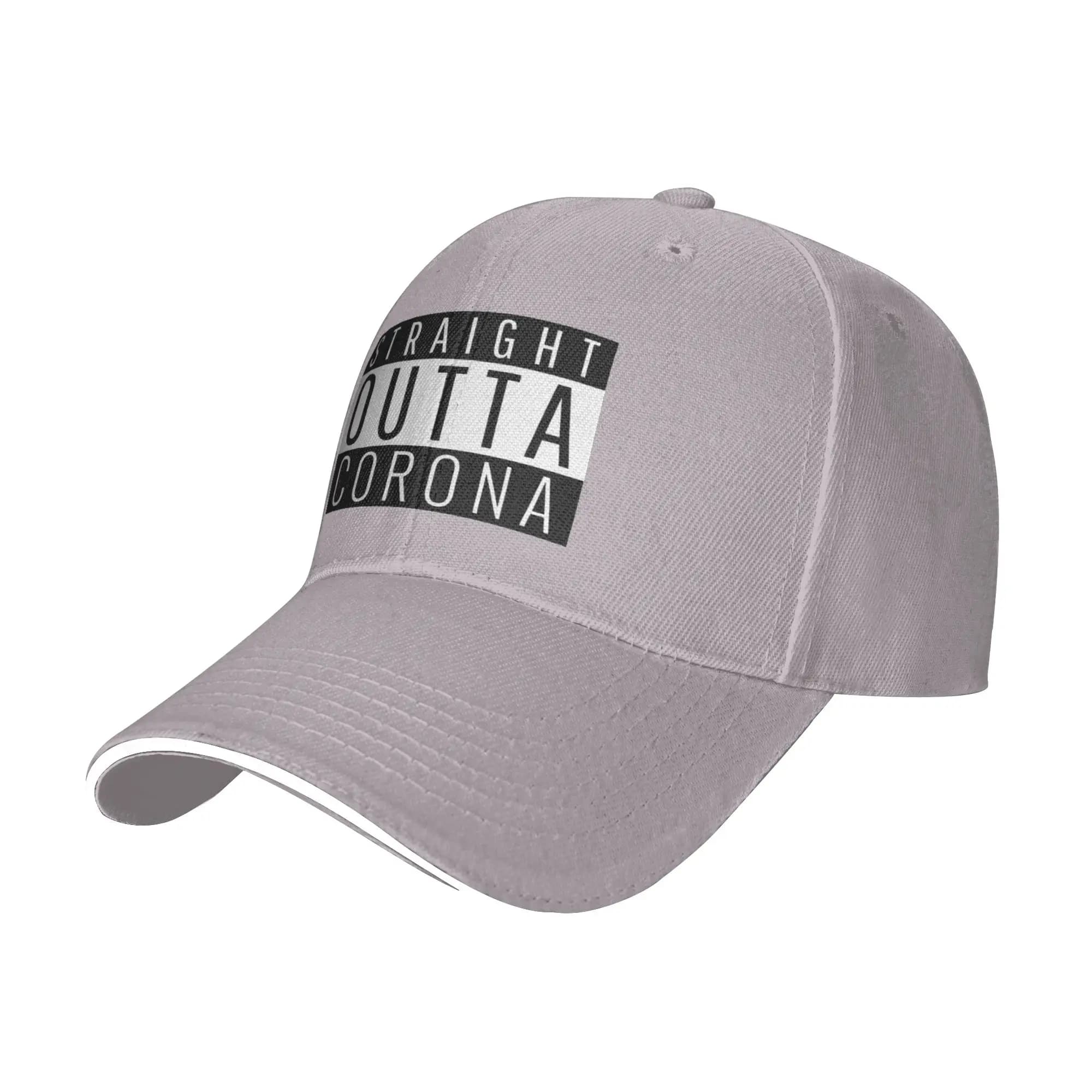 Fashion Straight Outta Corona California Cappello da baseball con visiera curva per uomo