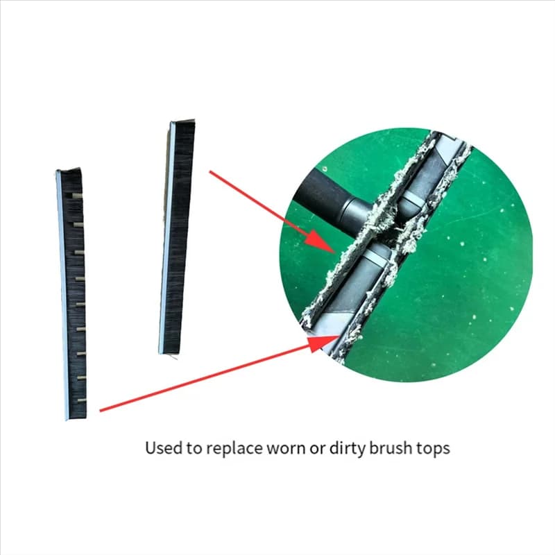 【Decorazione FAI DA TE】2 Set Per Karcher NT20 30 Aspirapolvere Calibro 35 Millimetri Spazzola Per Pavimenti Spazzola Per Pavimenti Testa Striscia Spazzola Accessorio di Ricambio