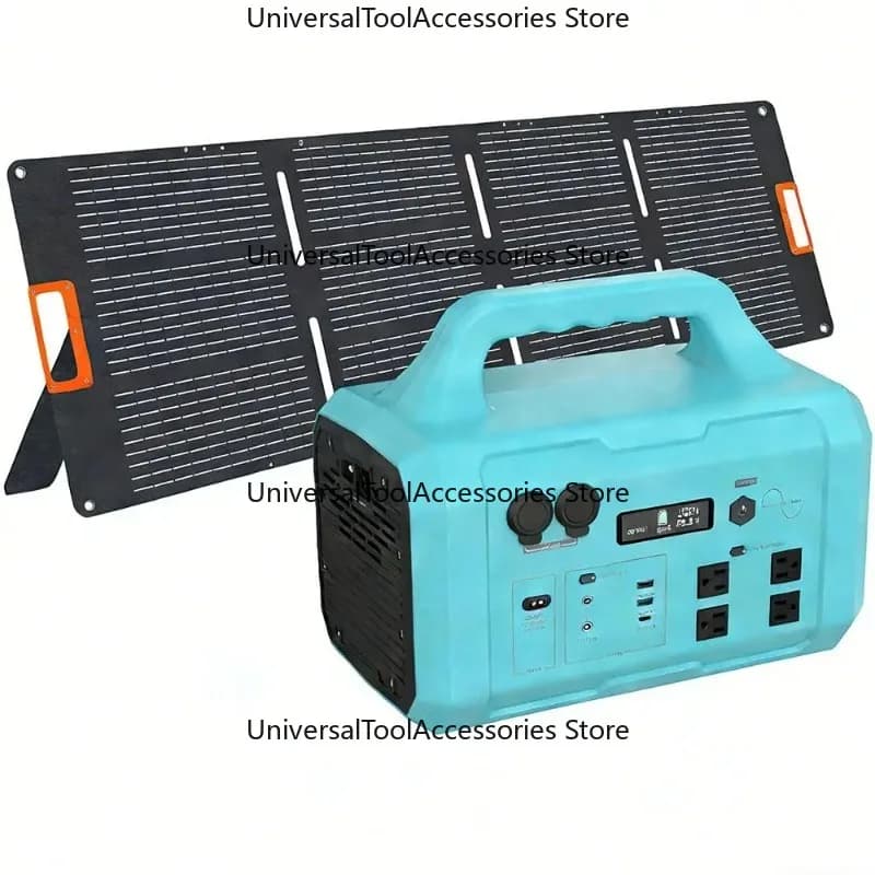 Kit Generatore Solare 1800W (2700W di Picco), Stazione di Alimentazione 1024Wh con Pannello Solare 200W, Personalizzabile