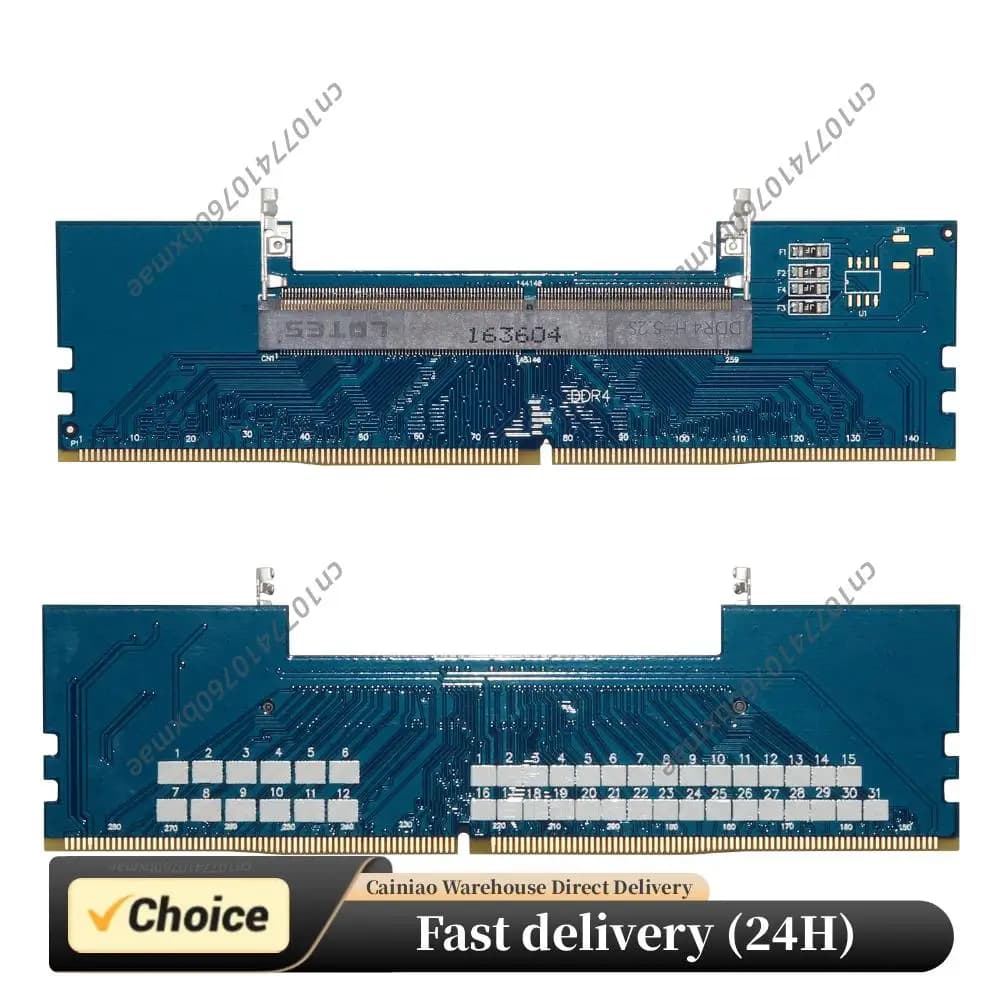 Adattatore convertitore da DDR4 SODIMM per laptop a DIMM per desktop, scheda connettore RAM 3200/2666/2400/2133MHZ
