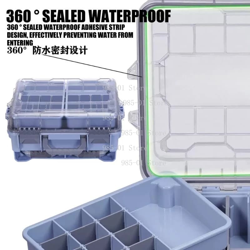 Multifunctional Fishing Box Reinforced, Portable Fishing Container, Luya Fishing Accessories