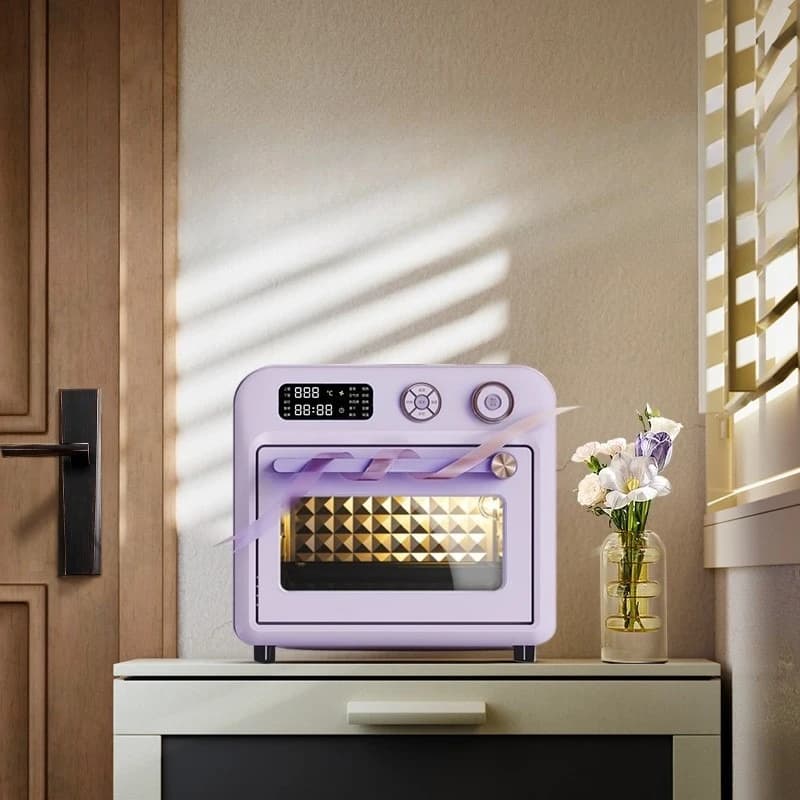 Air fryer, oven all-in-one, household, small, multi-functional, smart visual, electric fryer