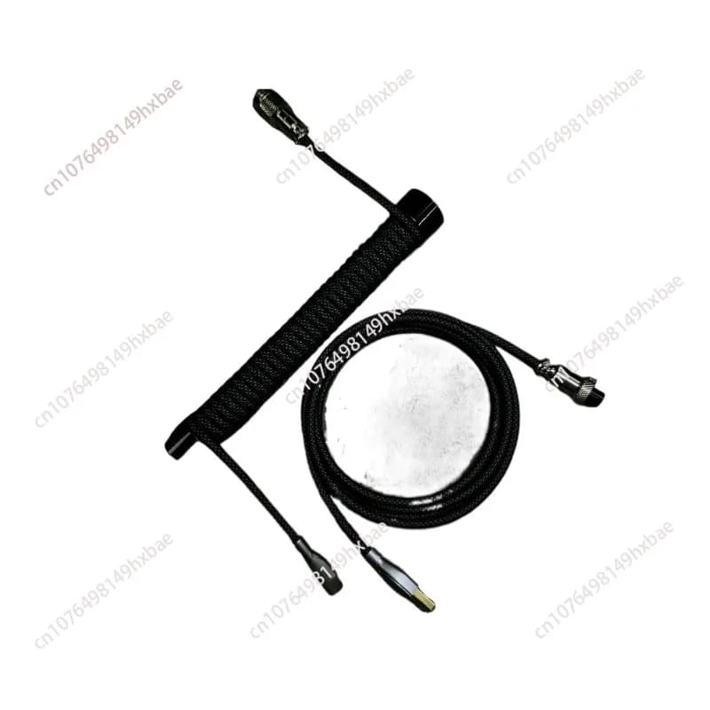 Cavo a spirale per tastiera meccanica USB tipo C Cavo a spirale per tastiera meccanica USB Cavo connettore aeronautico per computer desktop