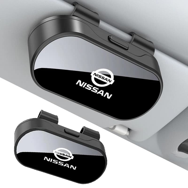 For Nissan X-trail Qashqai Juke Pulsar Sentra Altima Patr Car Visor Sunglasses Glasses Case Glasses Holder Clip Box Accessories