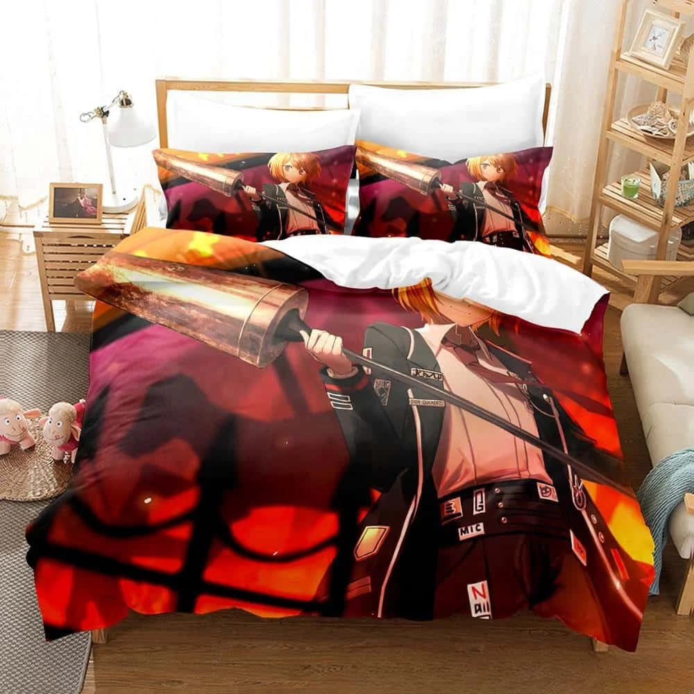 Moda 3D Stampa Gioco Limbus Company Set di biancheria da letto Cartoon Anime Set di tre pezzi Set copripiumino per camera da letto per bambini per adulti Tessili per la casa