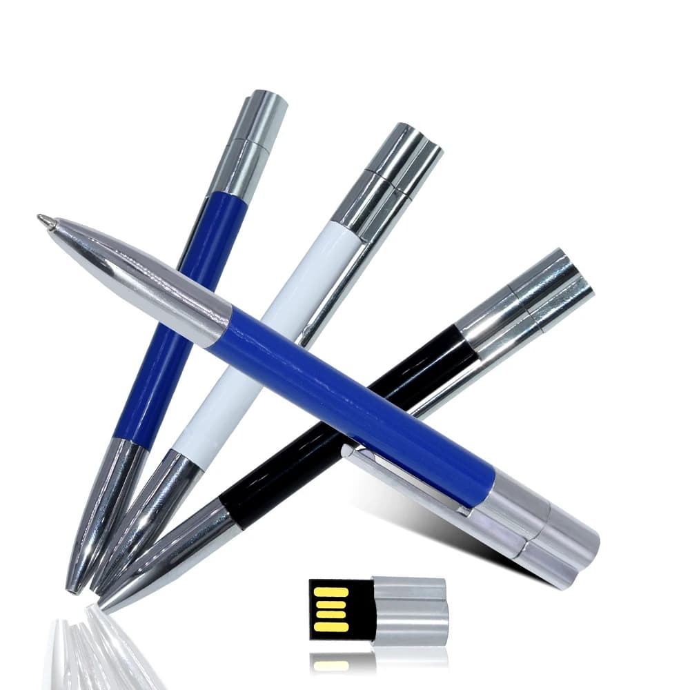 NUOVA penna a sfera in metallo Chiavetta USB 2.0 16GB 32GB 64GB 128gb Chiavetta di memoria Pendrives Regali fantastici unità USB