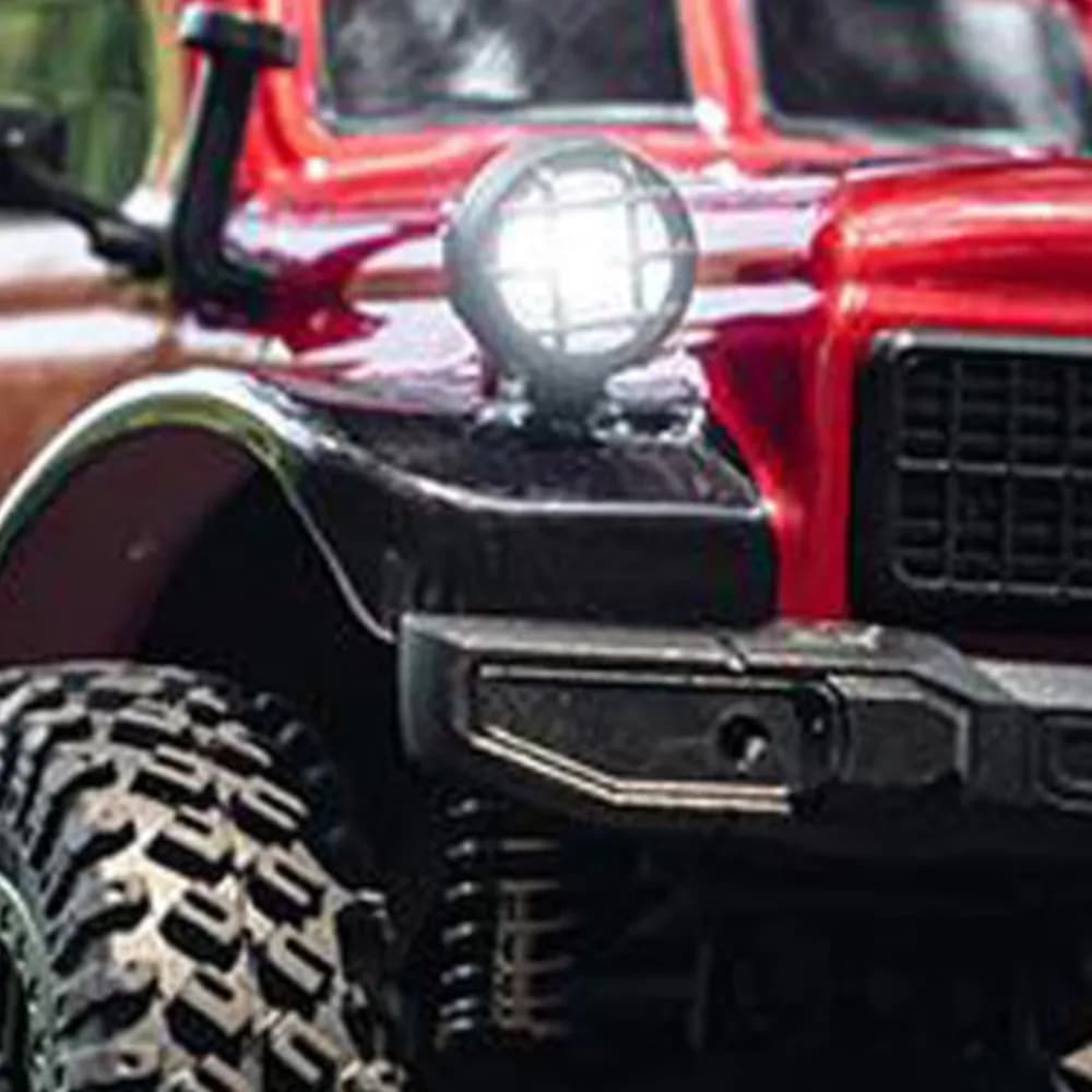 Auto Telecomandata 1/18 4WD Rock Crawler, Simulazione Pickup Truck, 2.4GHz RC Crawler con Motore a Spazzole, Veicolo Pronto all'Uso con Luci