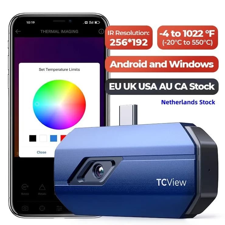 TOPDON Manufacturer ODM OEM TC001 Thermography Imaging Mini Smart Android Mobile Phone IR Infrared Thermal Imager Thermal Camera