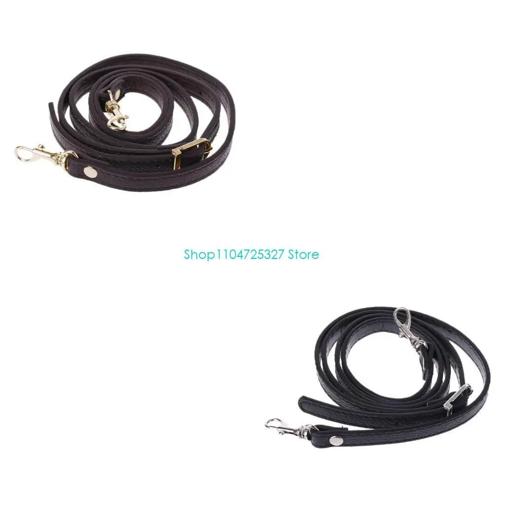 D8KF PU Leather Shoulder Strap Replacement Belt 110-120cm Handbag Replacement Strap Adjustable Bag Strap for Crossbody Bag