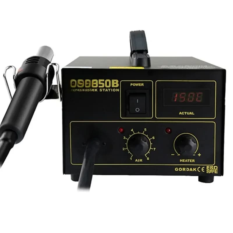 Digital display adjustable temperature dismantling welding table air pump heat gun BGA main board maintenance welding