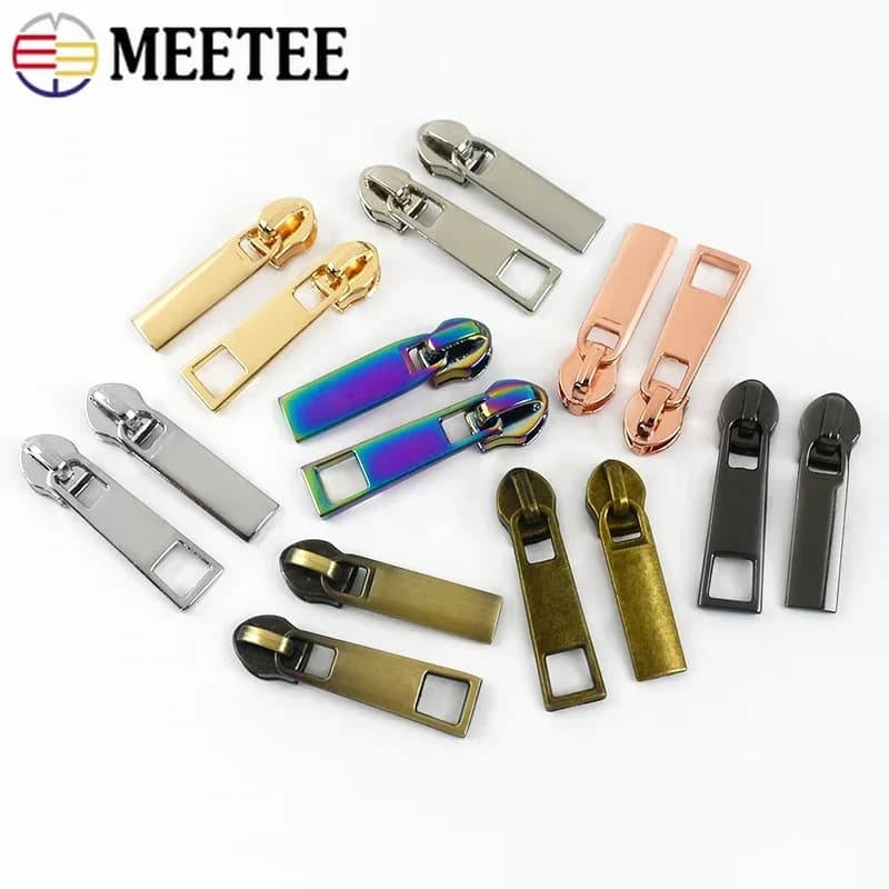 10-50 pezzi 3 # 5 # Cursori per cerniere in nylon Tirare la riparazione dell'abbigliamento Testa con zip Giacca Chiusura del cappotto Chiusura con cerniera Accessori per cucire