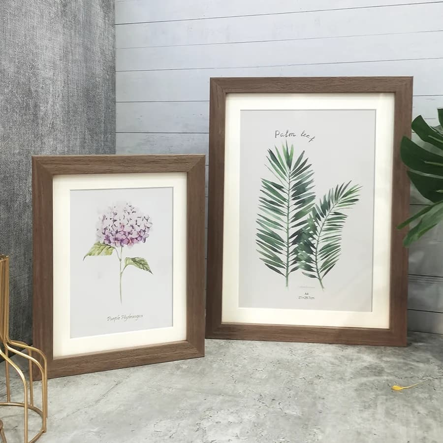 1Pc Natural Wood Photo Frames For Picture Wall 10X15 15X20 20X25 A4 Pictures Frame Stand For Photo Decor Commemorative Gift