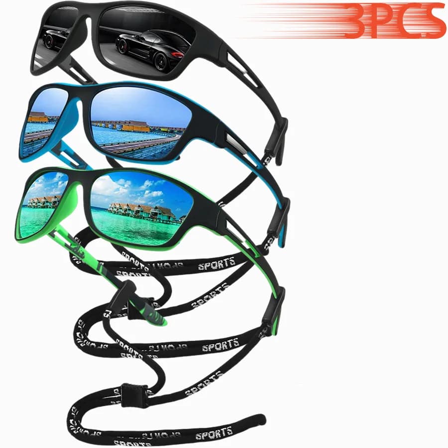 3 occhiali da sole sportivi con motivo mimetico alla moda per uomo e donna, ciclismo, arrampicata su roccia, occhiali di sicurezza per alpinismo