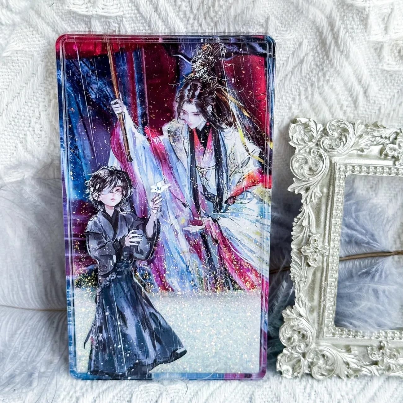 Tian Guan benedica Xie Lian, cosplay di guardie, mahjong con sabbia a lungo flusso, periferica comica, piastrelle in piedi, regalo di compleanno