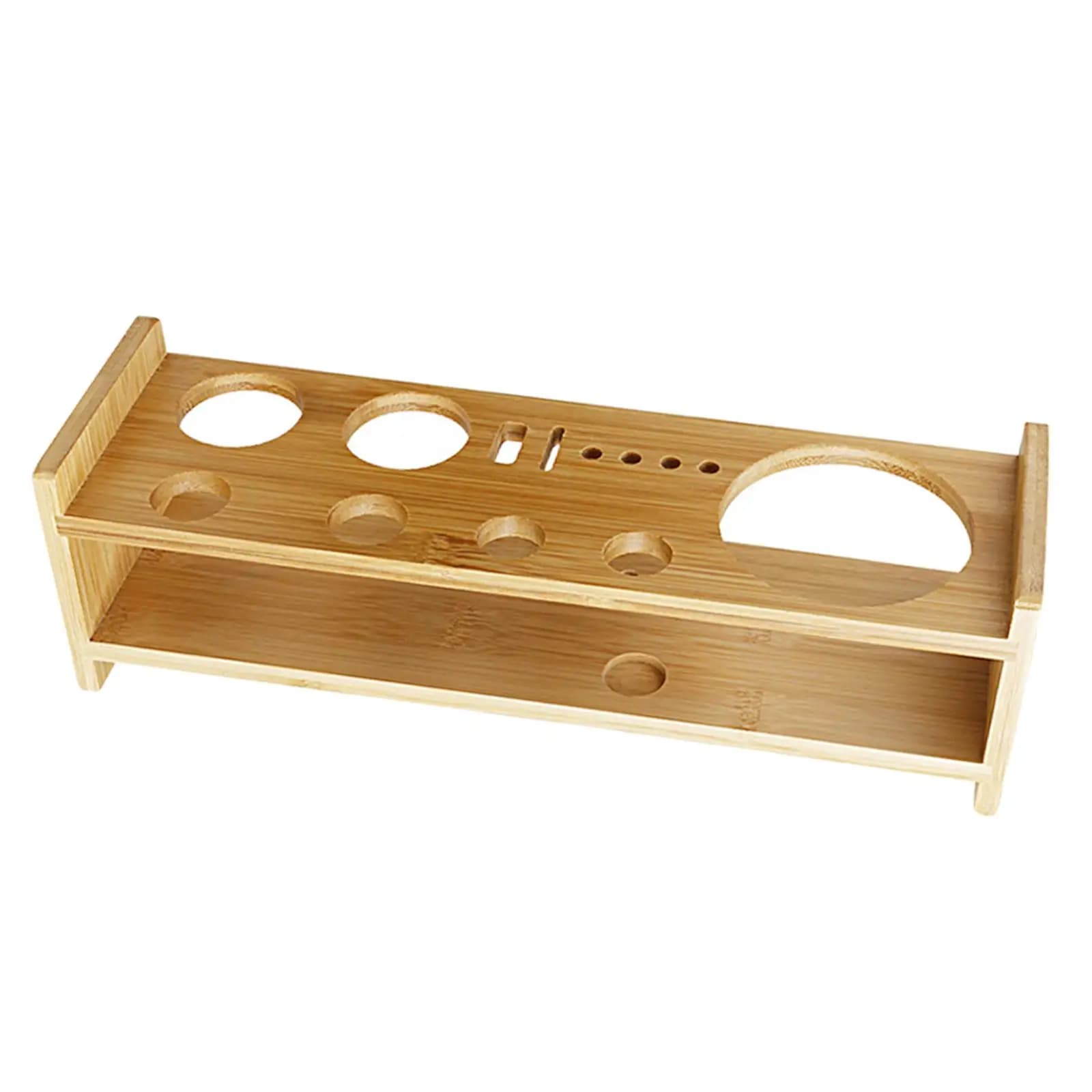 Cocktail Bartending Set supporto in legno Desktop pratico Cocktail Shaker Rack