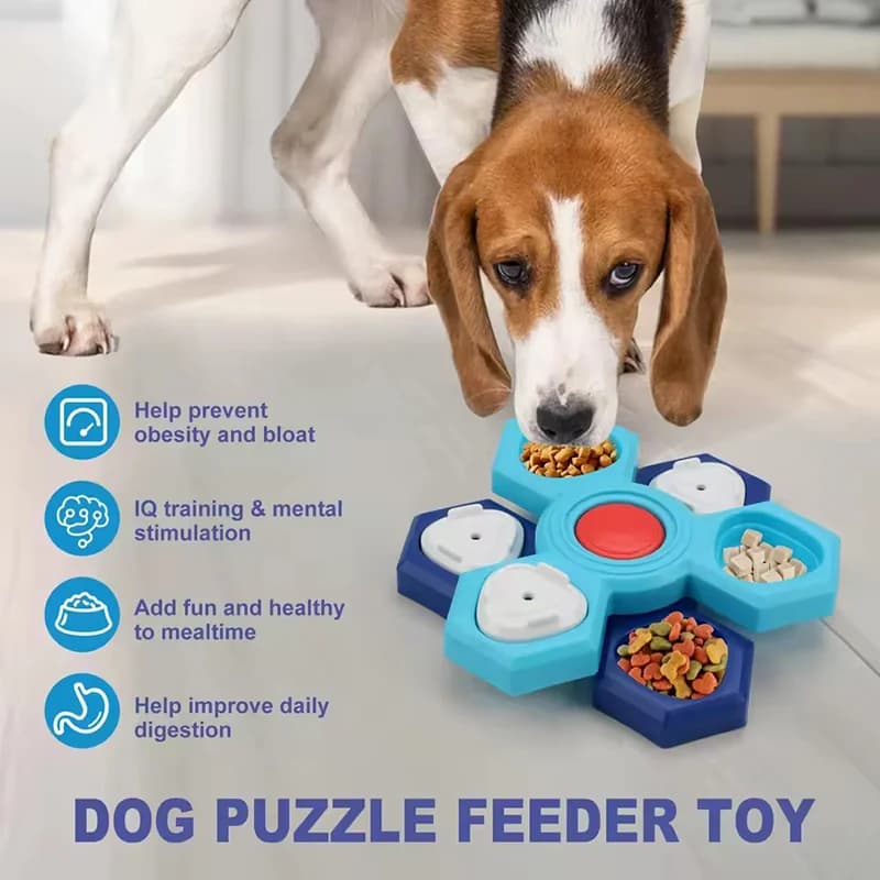 Pet Slow Feeder Bowl Pet Feeding Tray Multi Layer Dog Cat Food Bowl Neck Protect Anti Choking Slow Feeder Non Slip Puzzle Dish