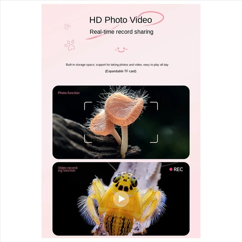 Microscopio per bambini ABSS, lente d'ingrandimento per l'apprendimento del tutore domestico, microscopio portatile extracurriculare