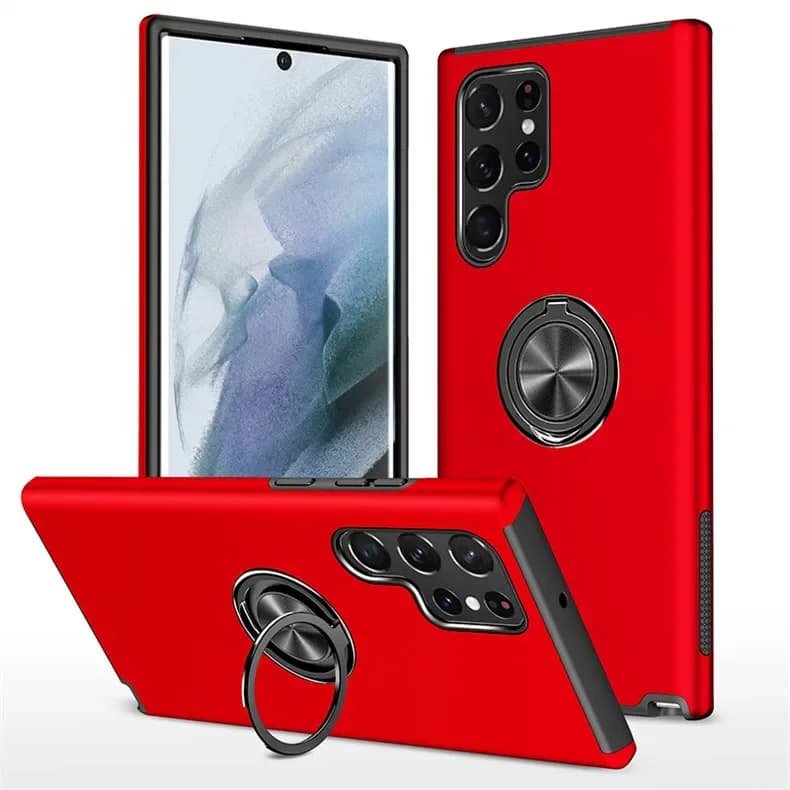 Protective Housing Premium shockproof with TPU Support Ring and Bumper for Samsung Galaxy S26 S25 S24 Ultra S23 FE S22 S21 Plus