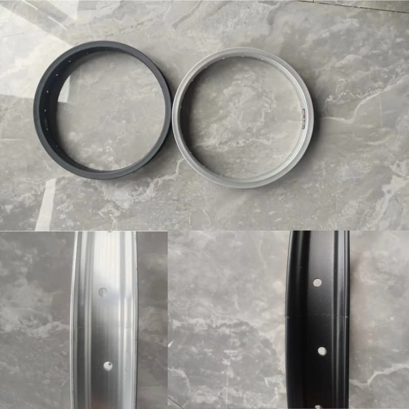 Cerchione per Biciclette per Bambini da 12 Pollici, 20/24/28 Fori, Accessori per Ruote, Cerchione in Lega di Alluminio 12x1.75/2.125