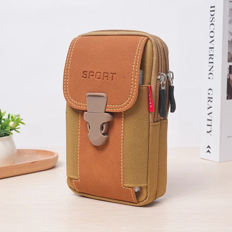 Borsa da cintura da uomo Borsa per cellulare per uomo Borsa per fondina per telefono Marsupio Molle Porta carte per zaino con cintura tattica piccola