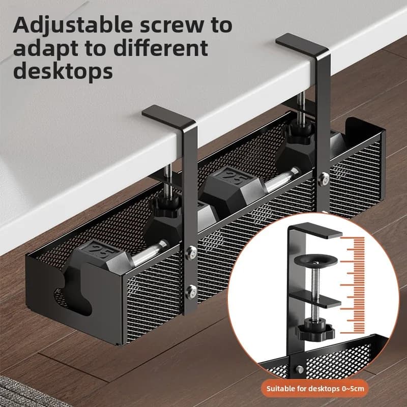 Nuovo Gestore di cavi senza punzonatura per scrivania Presa per uso domestico Router Organizzatore di cavi Semplice avvolgitore per fissaggio cavo dati per ufficio casa