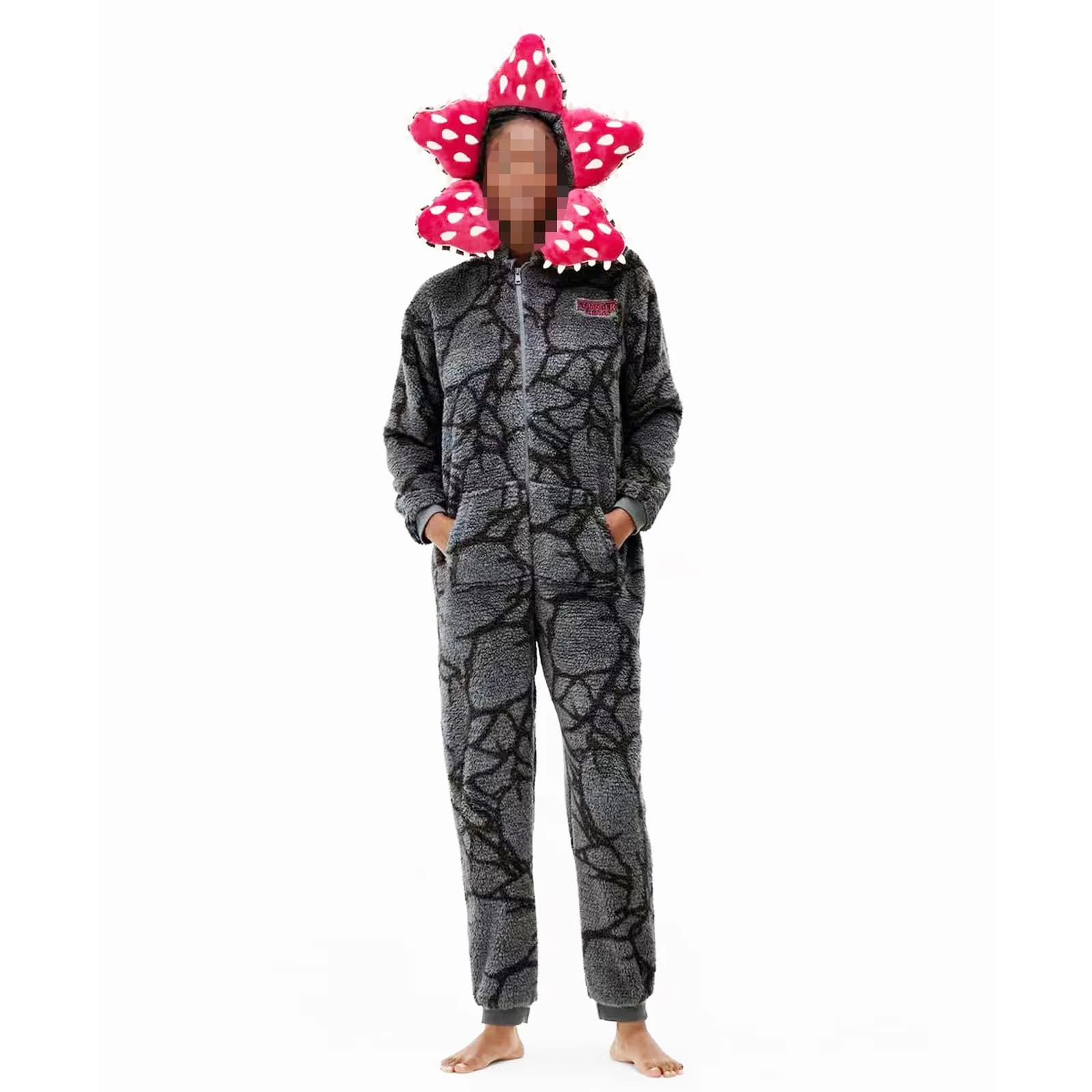 Venus Flytrap Cosplay Pajamas Venus Flytrap Bathrobe Cosplay Costume Halloween Jumpsuit