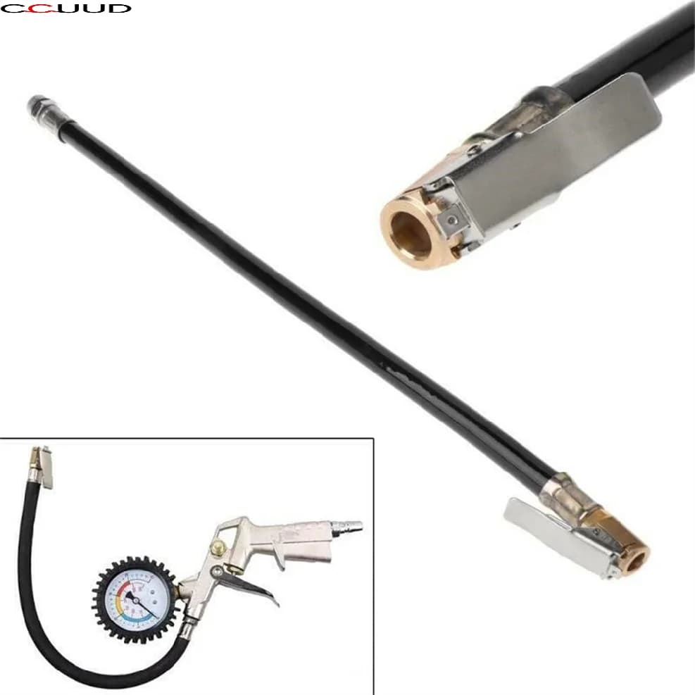 Tubo flessibile di gonfiaggio per pneumatici, pressione automatica, antiruggine, connettore per tubo flessibile, strumenti automobilistici, tubo flessibile per pompa per pneumatici