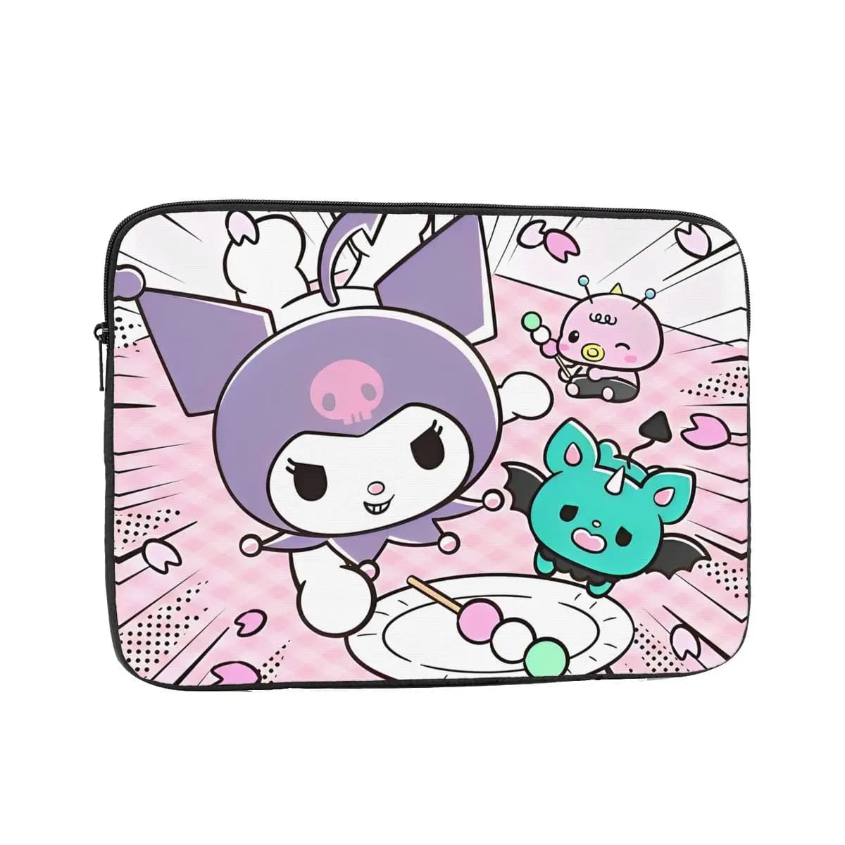 Borsa per laptop Cartoon Kuromi da 12 ", 13 ", 15 ", 17 ", custodia per notebook, custodia antiurto