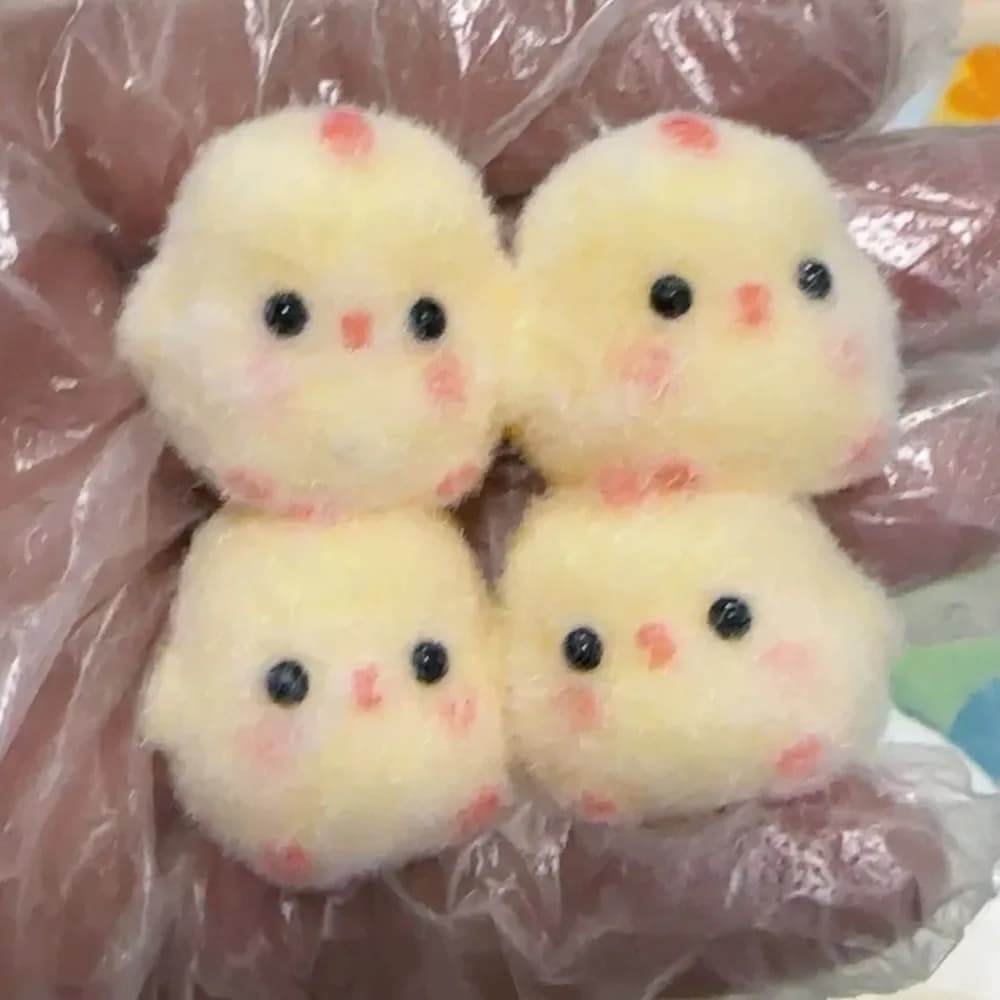 Squishy carino pulcino spremere giocattolo antistress morbido giocattolo Mochi cartone animato lento rimbalzo decompressione agitarsi giocattoli per i regali dei bambini