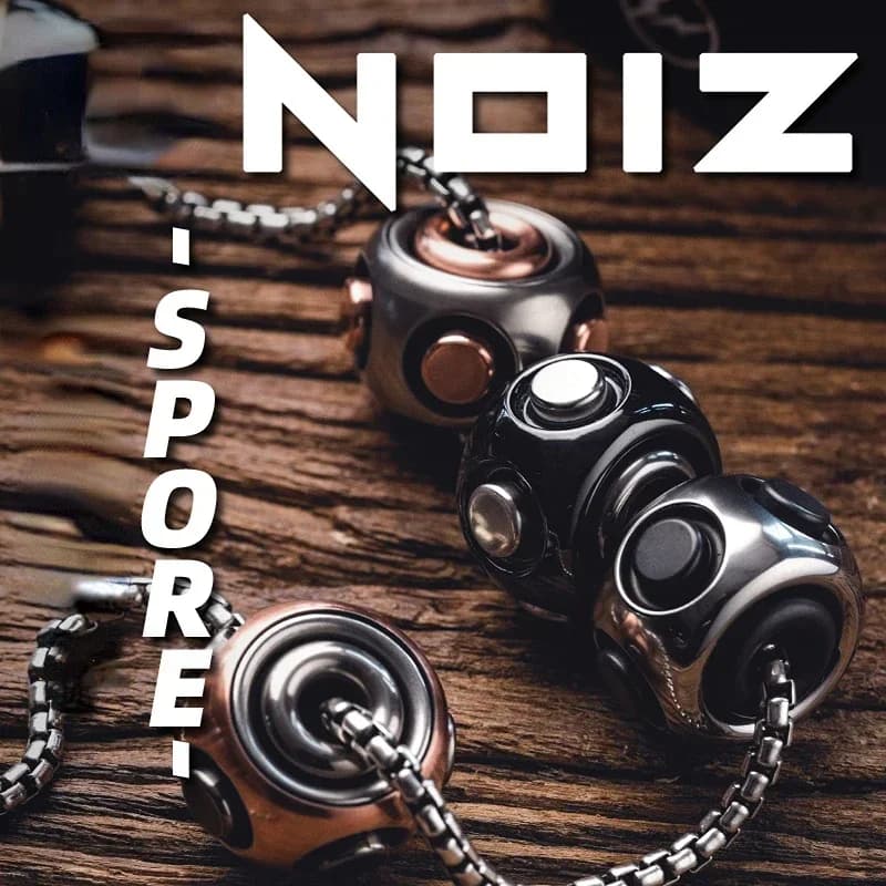 Nuovo NOIZ Spore Ciondolo MINI Punta delle dita Giroscopio Fidget Spinner Anti-Stress Tecnologia alla moda Giocattolo per adulti Collana Edc