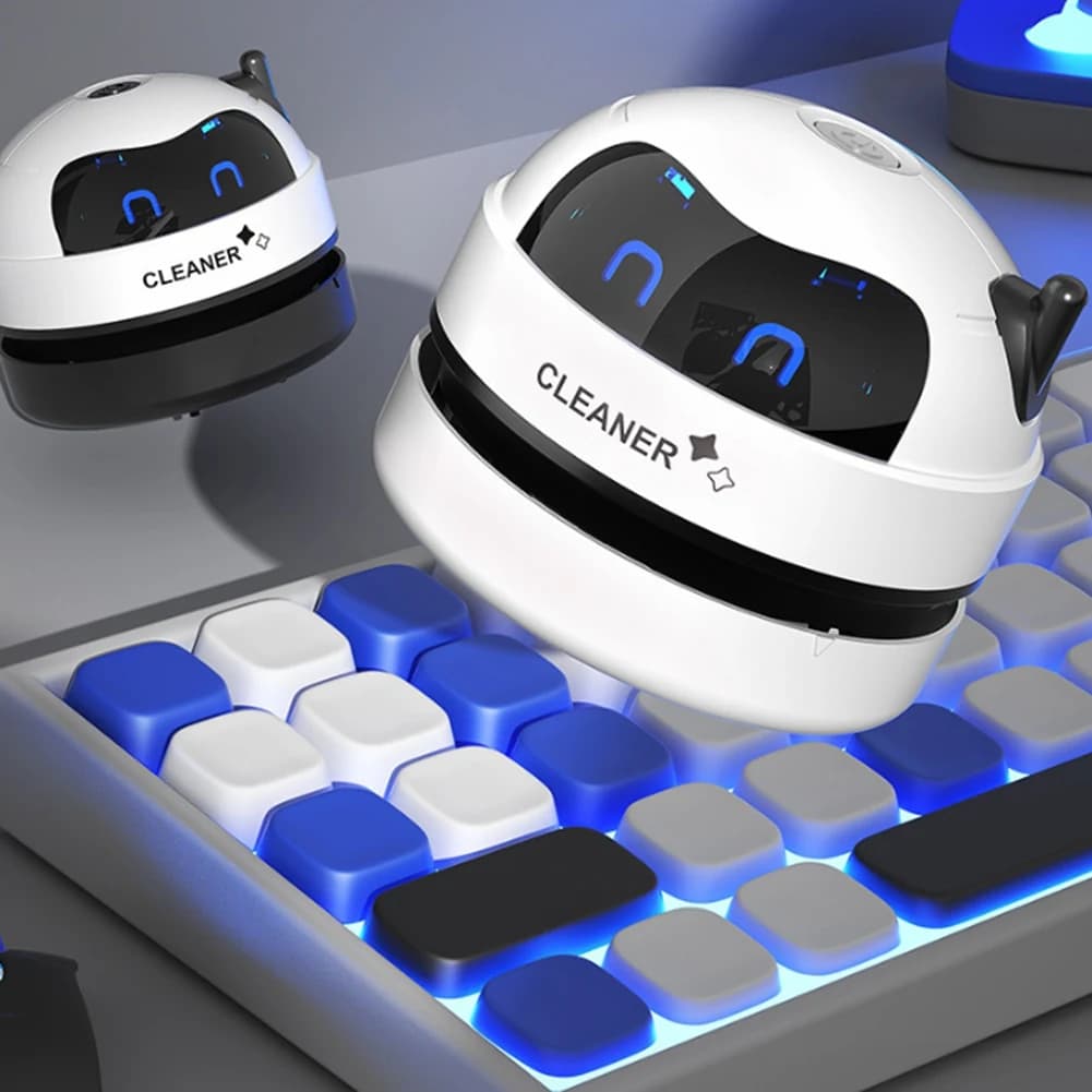 【A99Z~】 Desktop Cleaner Vacuum Cleaner Table Sweeper Mini Vacuum Cleaner B
