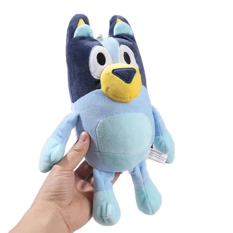 25 cm Blueyed Dog Bingo Famiglia 25 cm Peluche Cartoon Dog Animali di peluche morbidi Bambole Compleanno Regali di Natale Famiglia Blue-y B