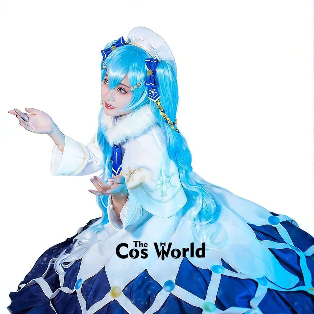 Princess Dresses Miku Snow 2021, customizable soul cosplay costumes