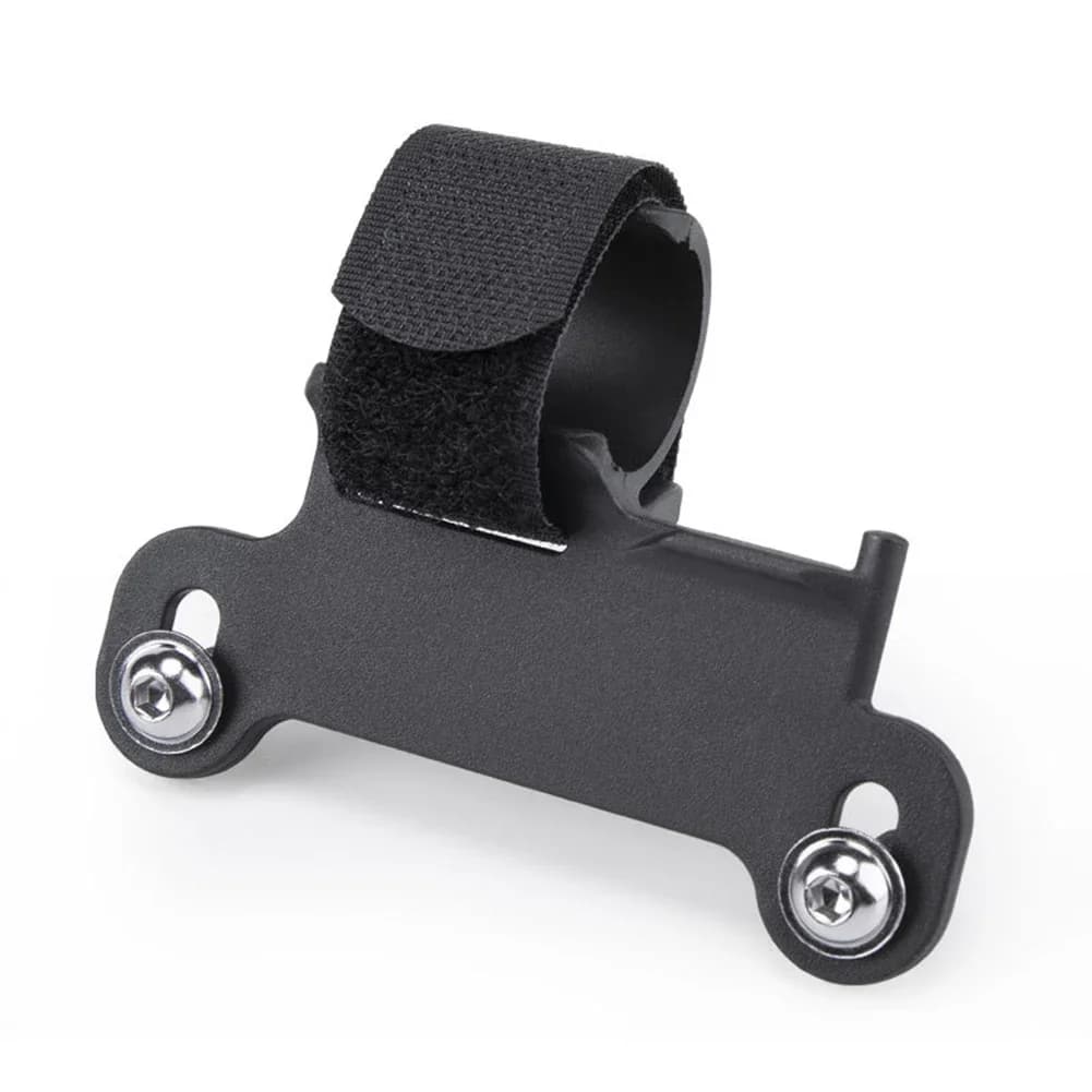 Supporto per pompa per bici Supporto per gonfiatore per bici Clip di fissaggio per gonfiatore con cinturino 8x6x2 cm Supporto per posizionamento per supporto per portaborraccia da ciclismo
