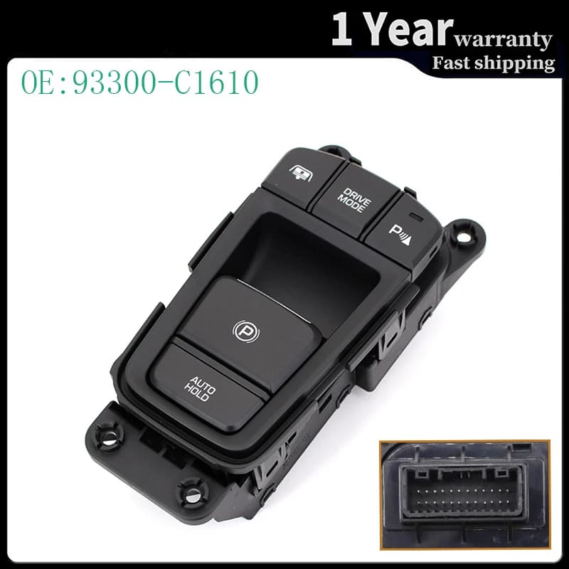 Per Hyundai Sonata LF 2015 2016 freno di stazionamento elettronico pulsante interruttore di mantenimento automatico muslimate 93300C1610 parti automobilistiche per Auto