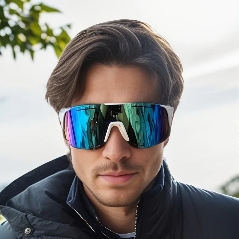 Occhiali da Sci Occhiali da Neve per Uomo Maschera da Snowboard per Donna Protezione UV400 Occhiali per Motoslitta Invernali