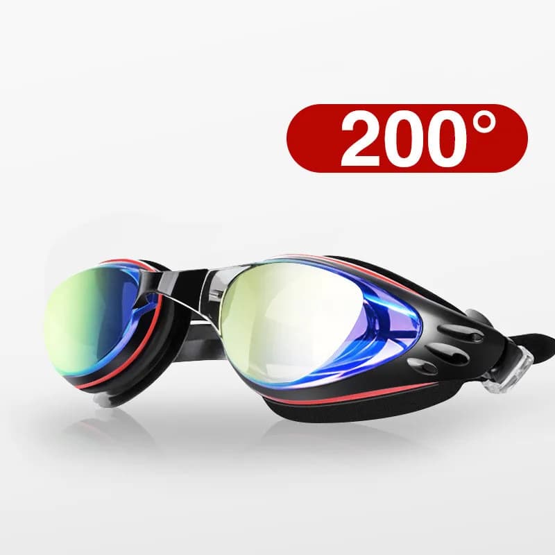 Anit Fog UV Shield Silicone impermeabile professionale miopia occhialini da nuoto sport acquatici occhiali da surf da spiaggia regolabili occhiali
