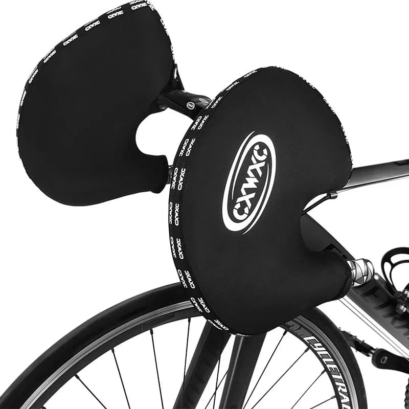 GIYO Copri manubrio per bicicletta Guanto morbido invernale Antivento Mantieni caldi Guanti in acetato Ispessimento Attrezzatura da ciclismo