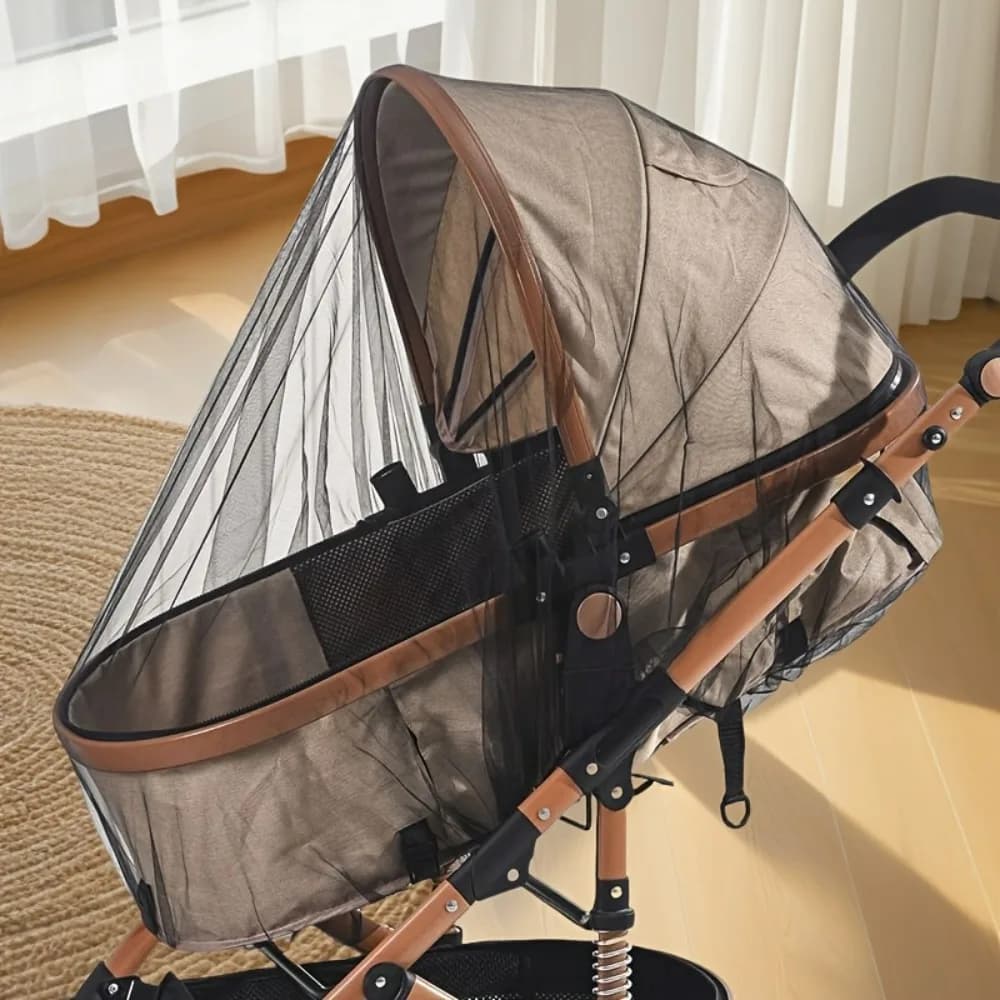 Zanzariera per Passeggino - Copertura Completa, con Rete a Maglia Densa per una Protezione Avanzata dagli Insetti, Accessorio per Passeggino in Poliestere per Esterni