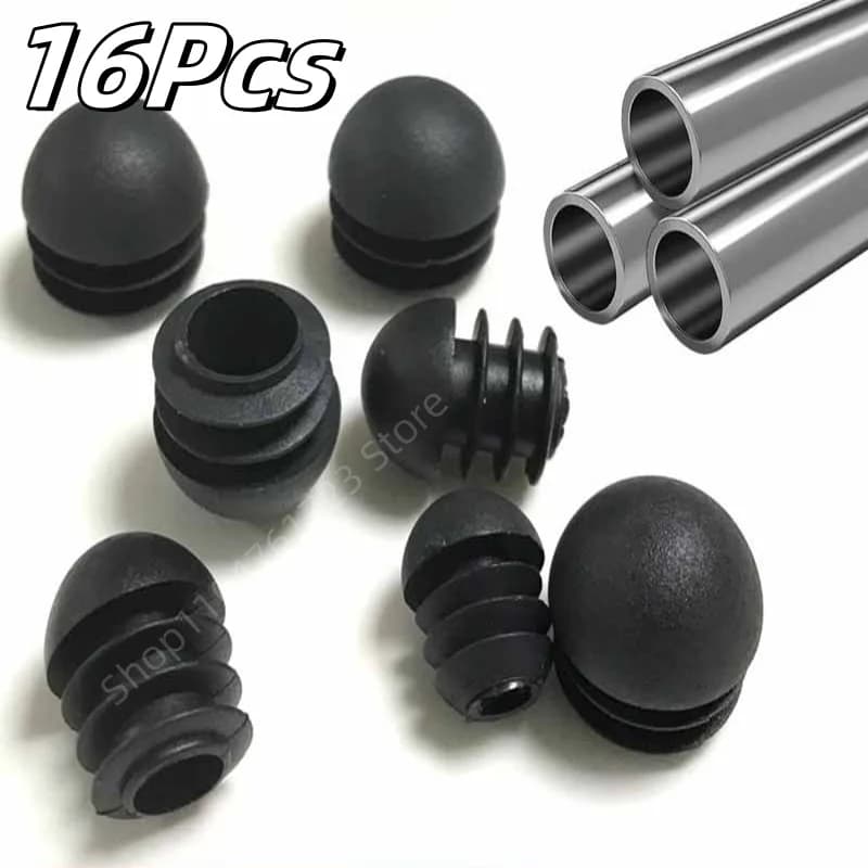 16 pezzi addensare rotondo in plastica tappo terminale 13-38 mm sedia tavolo piedi tappo tubo inserto tappo parapolvere decorativo